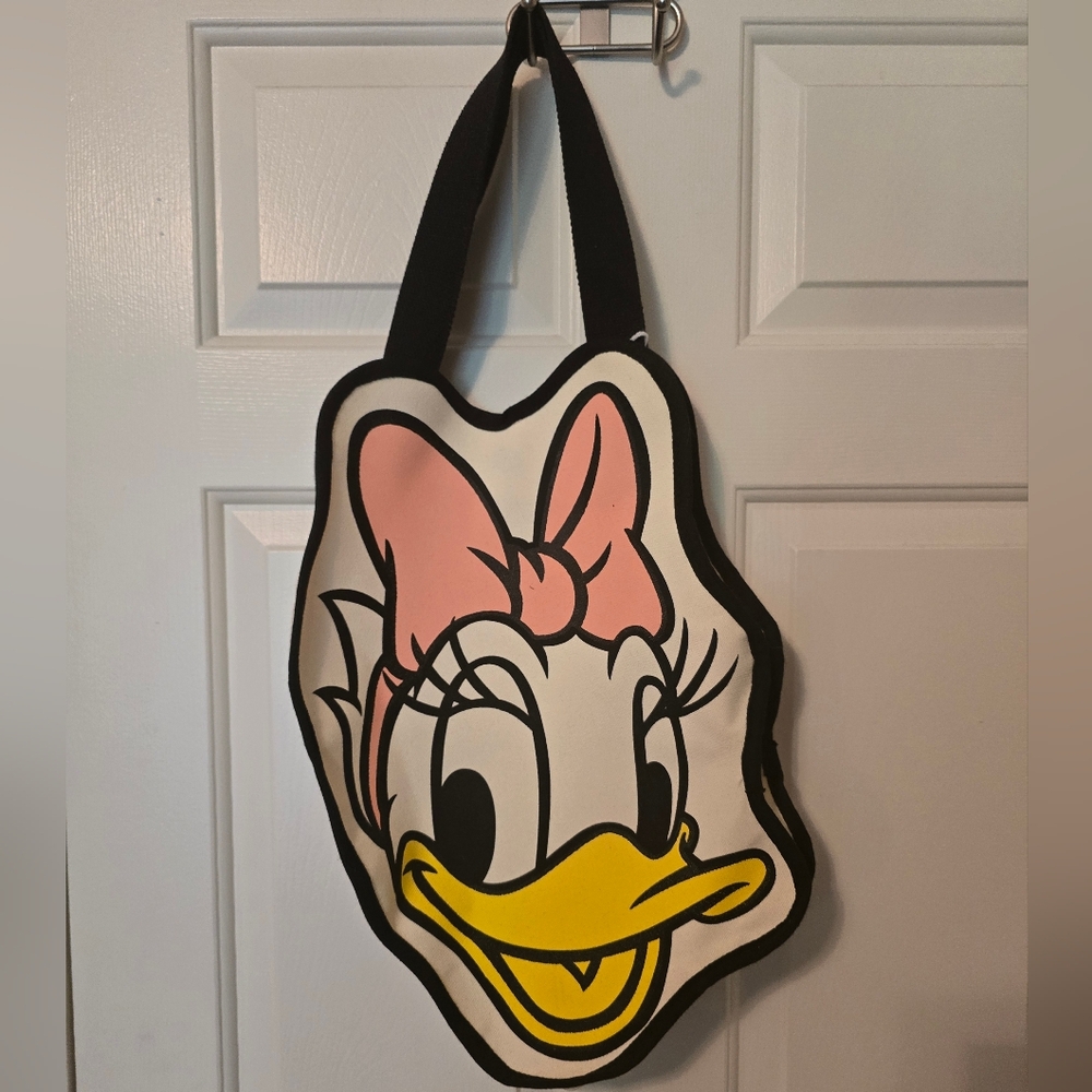 Disney Daisy Duck Pink and Yellow Bag